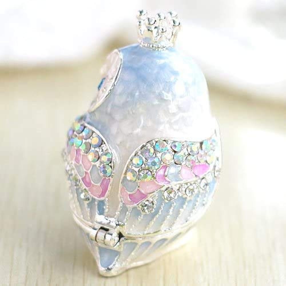 <Owl Set Crowned Owl (Fairy Blue) & Tiara Owl (Sweet Pink)> Pierce