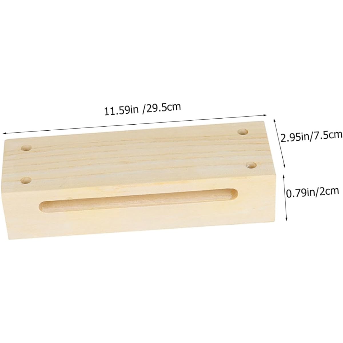 VICASKY 30pcs Set Wooden Clappers, Rhythm Sticks, Drum Jam Blocks, Temple Blocks, Playset Accessories, Camphor, Beech, Maple, Wooden Drums