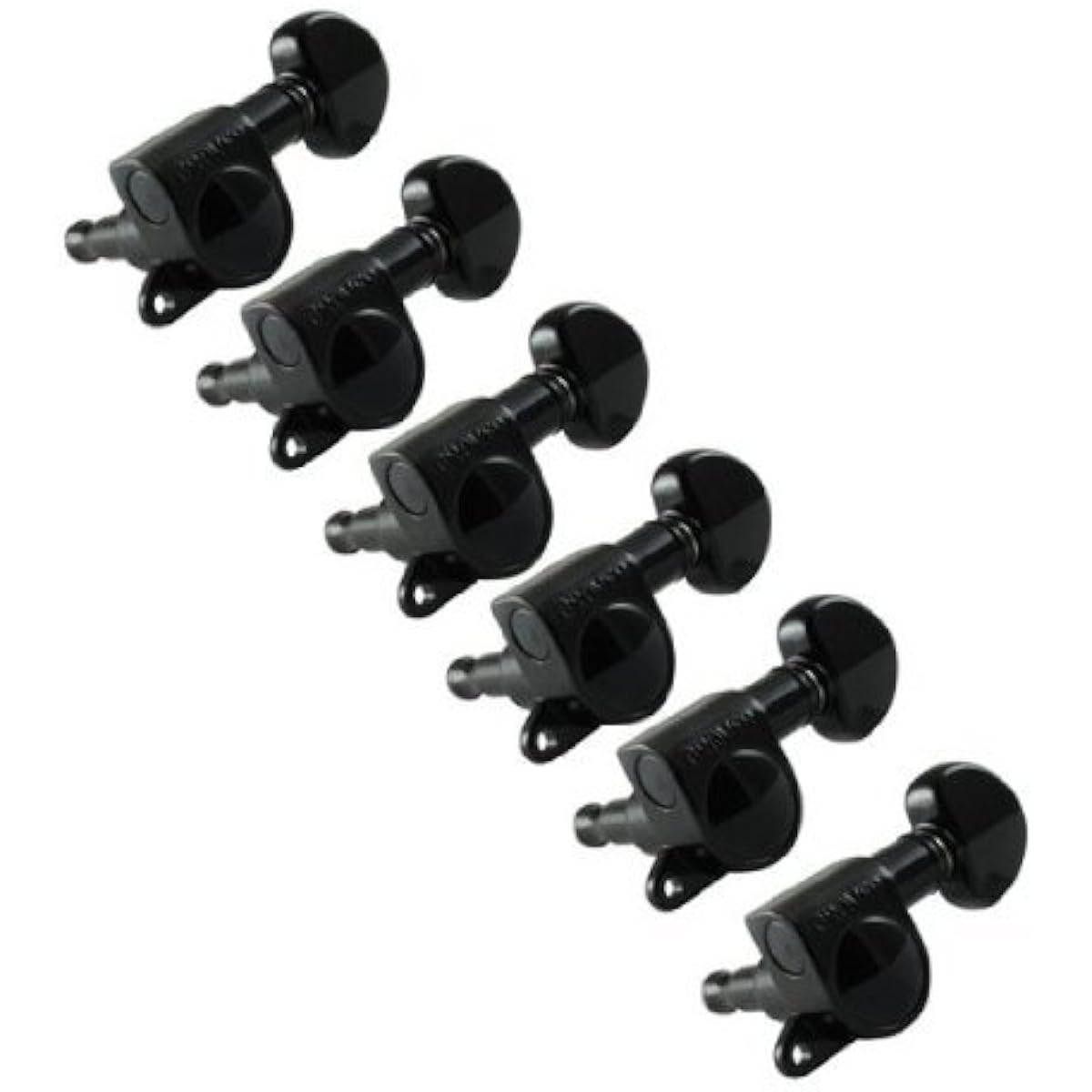 [Parallel import goods] Grover Mini-Rotomatic Guitar Tuning Machines 14:1 Ratio - 6 inline Black Chrome