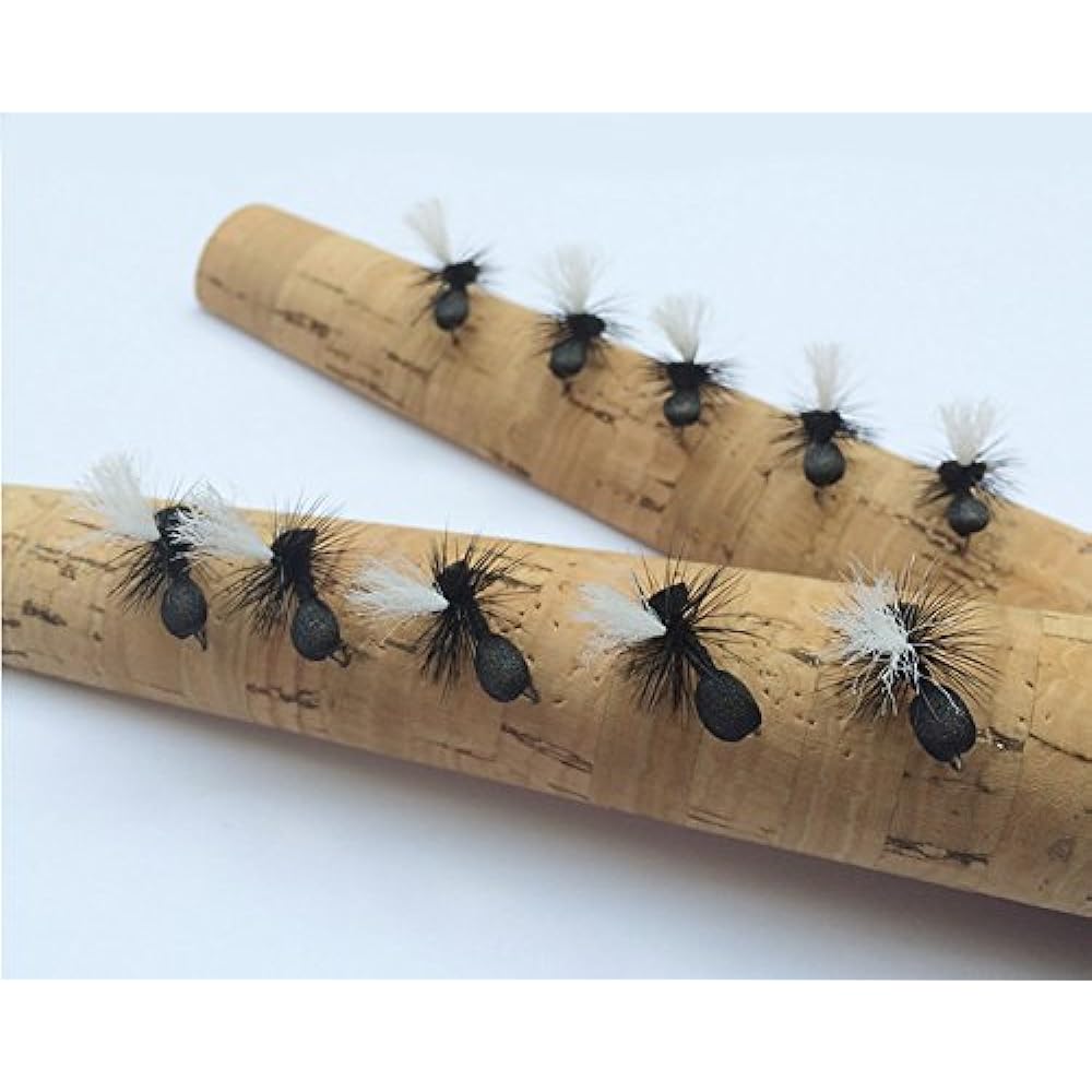 Ant Parachute #14#16 Completed fly set of 10