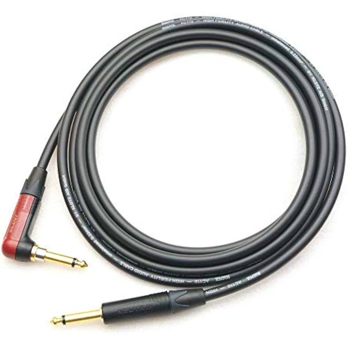 Professional cable! KLOTZ AC110SW with silent plug guitar shield NEUTRIK/LS (20m)
