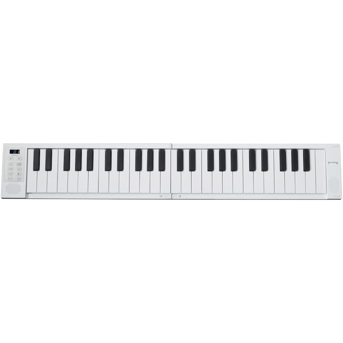 TAHORNG ORIPIA49 (White) Foldable Electronic Piano + Headphones KHP-001 + Cleaning Cloth Set (White)