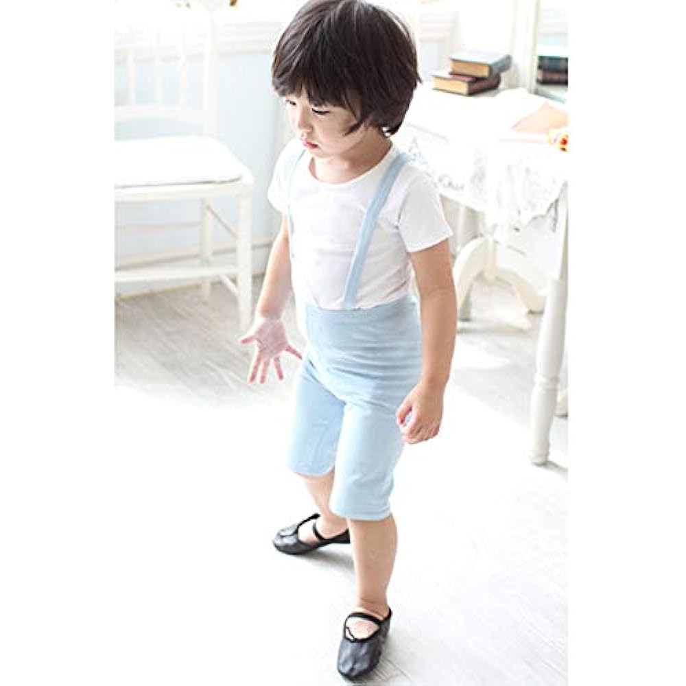 Manana ma32 Silkily Manana Spats Shirt Ballet Dance Top and Bottom Set Tops Pants Boys Kids Junior