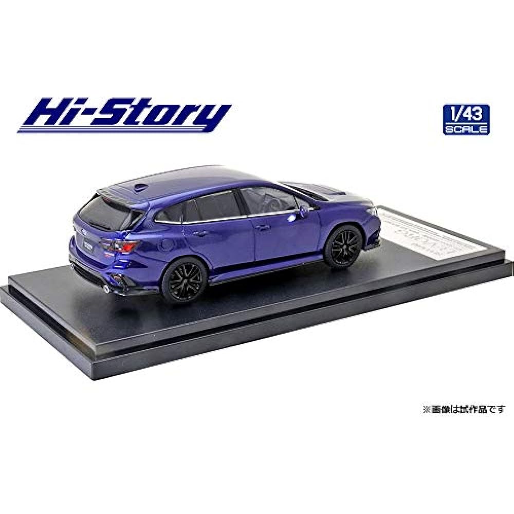 Hi Story 1/43 Subaru LEVORG STI Sport (2020) STI Sports Parts Lapis Blue Pearl Finished Product HS333BL
