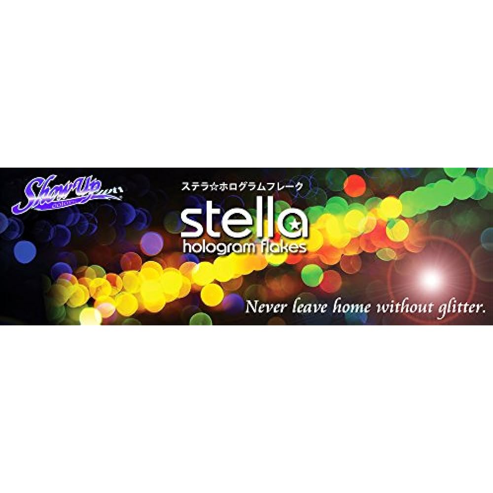 SHOW UP [STELLA☆Hologram Flake] Silver Rainbow SSH20 0.2mmSSH20 Paint