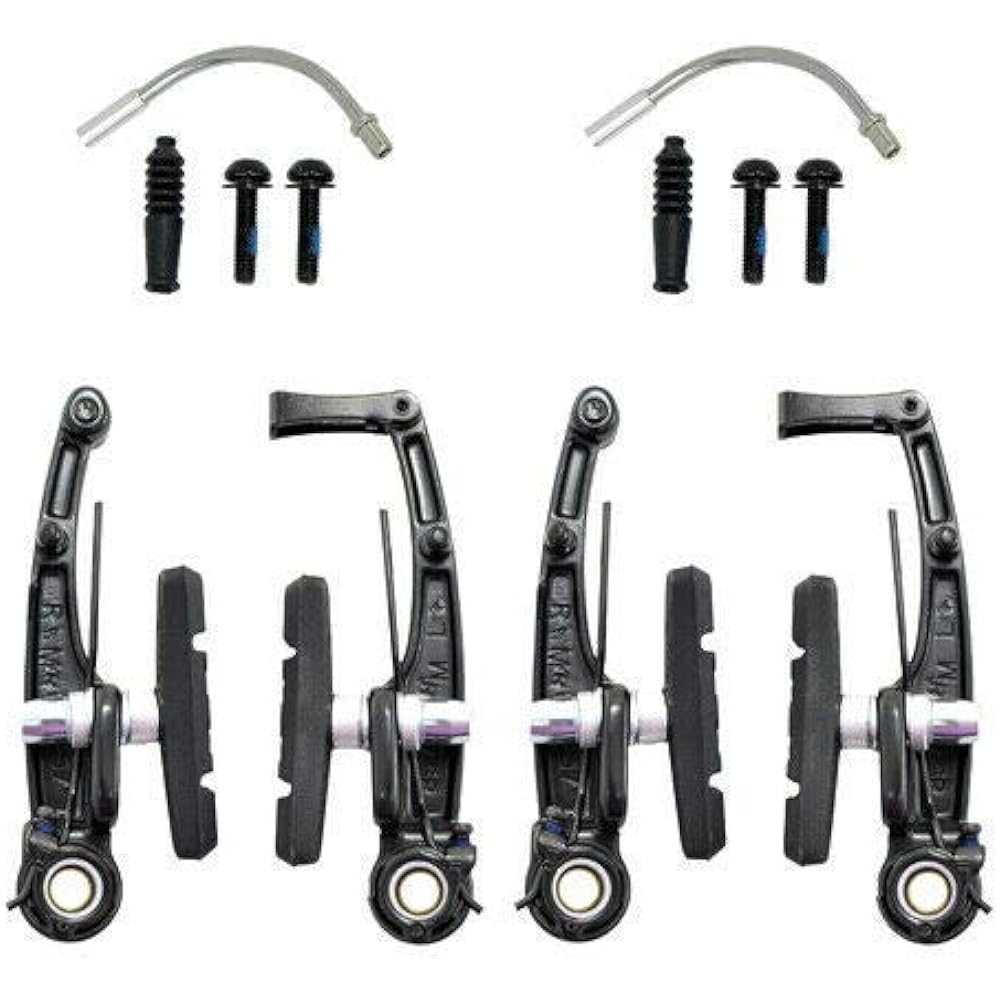 TEKTRO 857AL Linear Pull Brake Set Long Arms 110mm, Black, MH1813