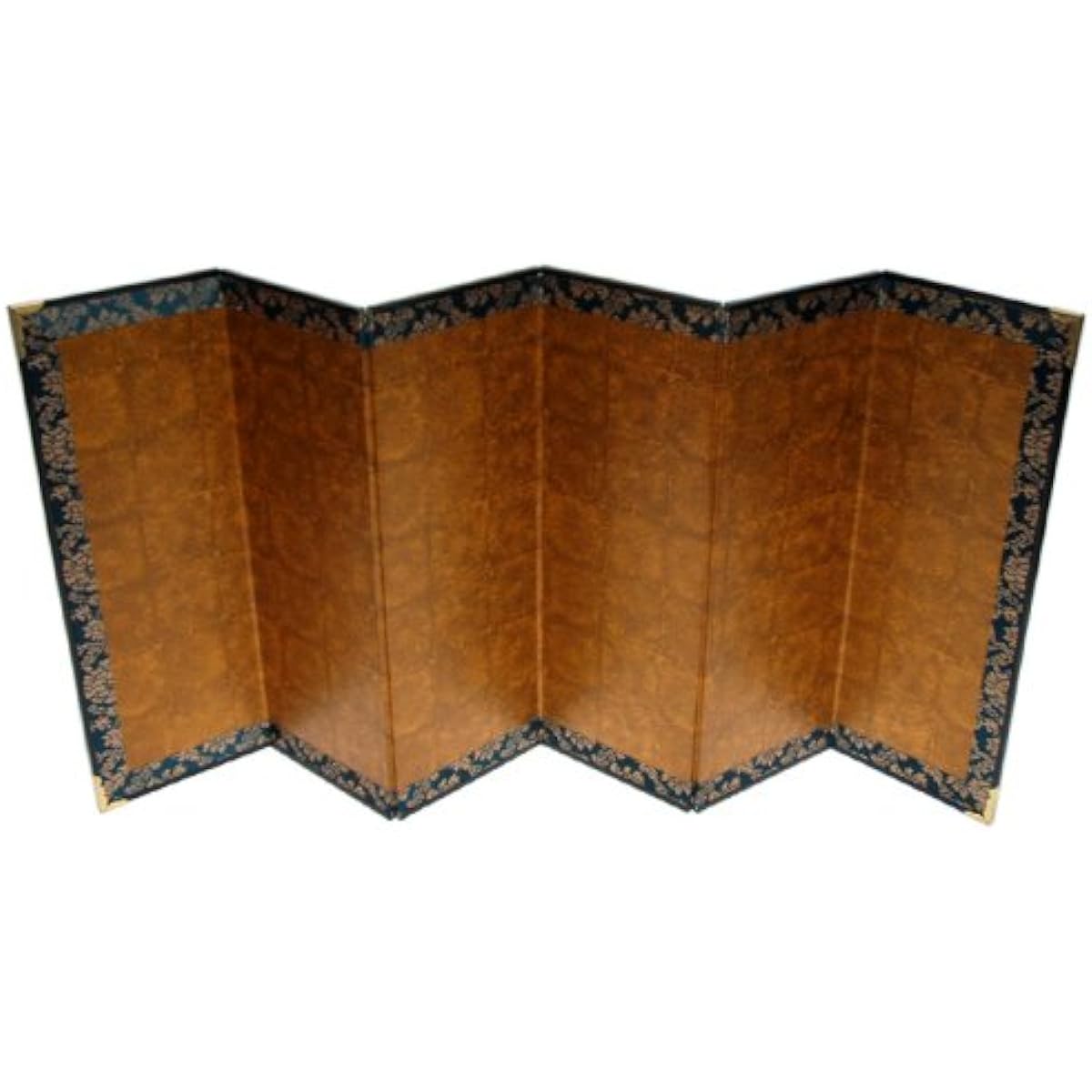 Mini folding screen for Kagami mochi, zodiac dolls, and New Year decorations. Old sutra-sized folding screen [with small gold leaf cut] / Height 29cm