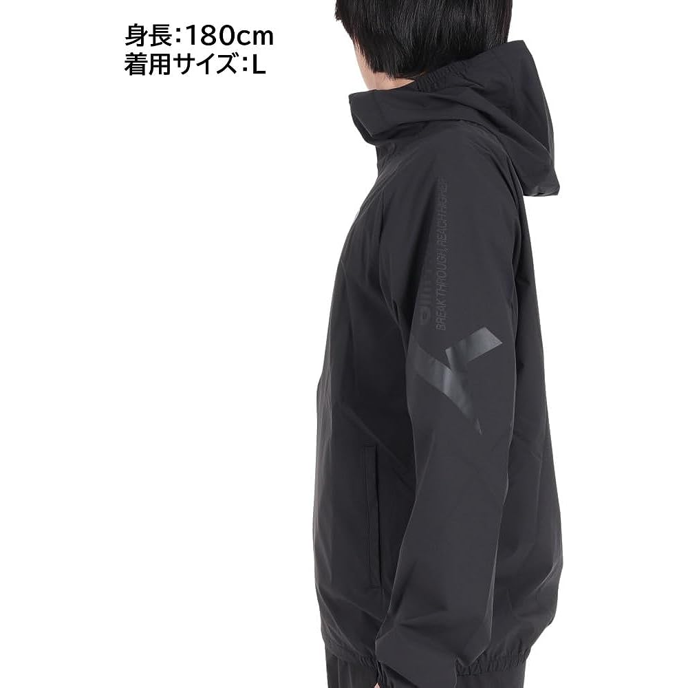 [ASICS] Training Wear A-I-M Water Repellent Stretch Woven Hoodie 2031E258 Men's