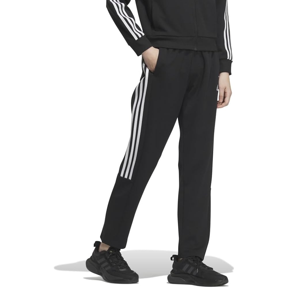 Adidas Jersey Bottom Team Loose Fit Double Knit Track Pants IEH90 Women's