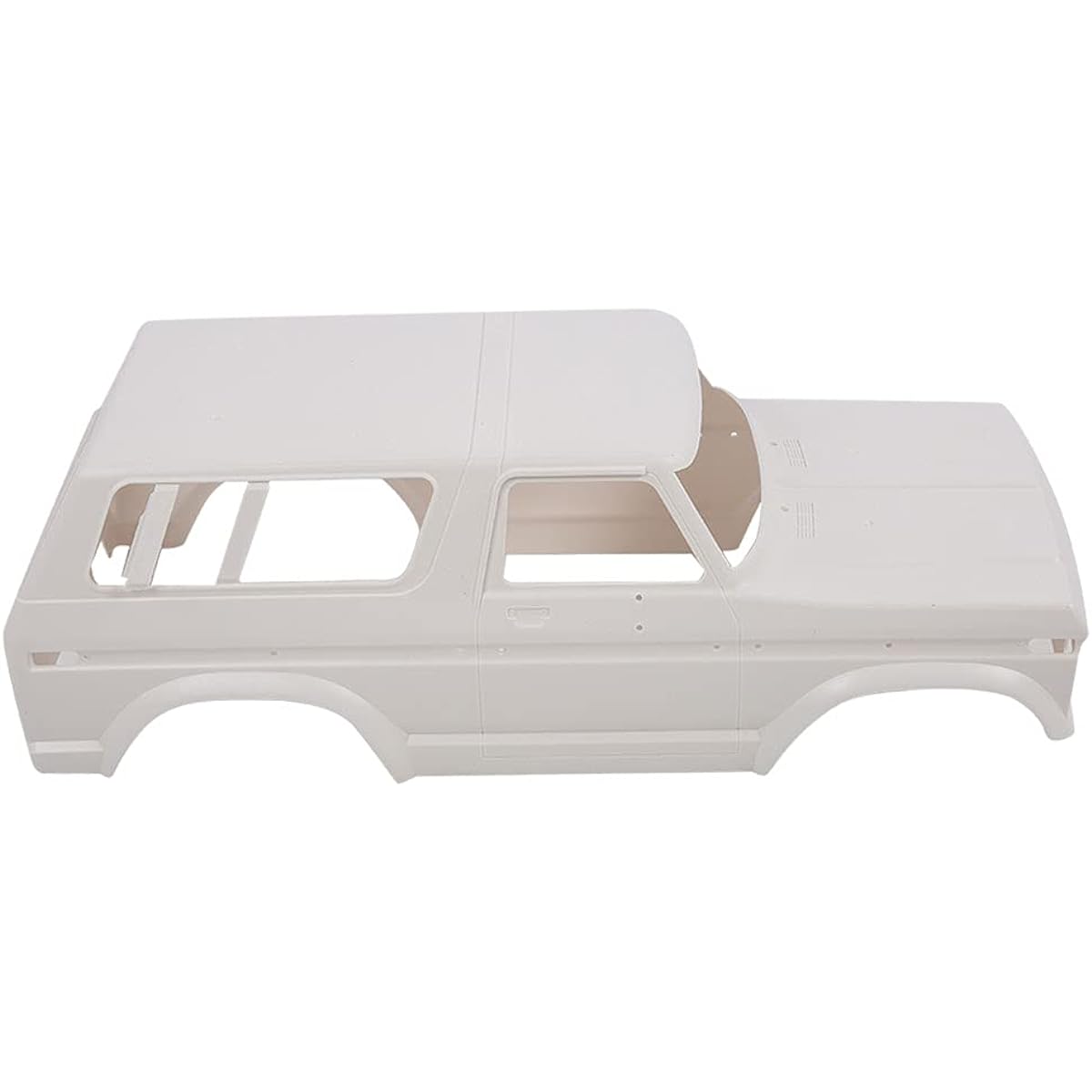 Tgoon RC Car Body Cover Decorative Rod Steering Servo with Plastic 1/10 RC Body Protective Cover White Plastic Hard Car Shield 313mm Wheelbase Kit for 1/10 RC Crawler Body RC Accessories