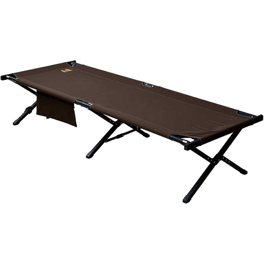 ogawa Camping Outdoor Bed Aluminum GI Bed 2 1975 Dark Brown NORDISK Outdoor Aluminum Kettle 1.3L Charcoal Color Kettle [Japanese Genuine Product] 127010