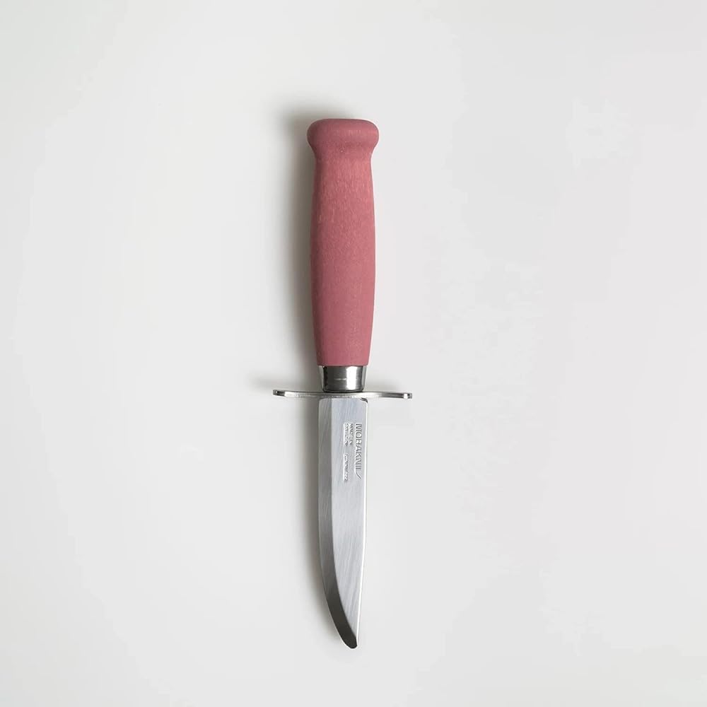 Morakniv Scout 39 Safe Stainless Steel Kids Knife Safe Design (Lingonberry)