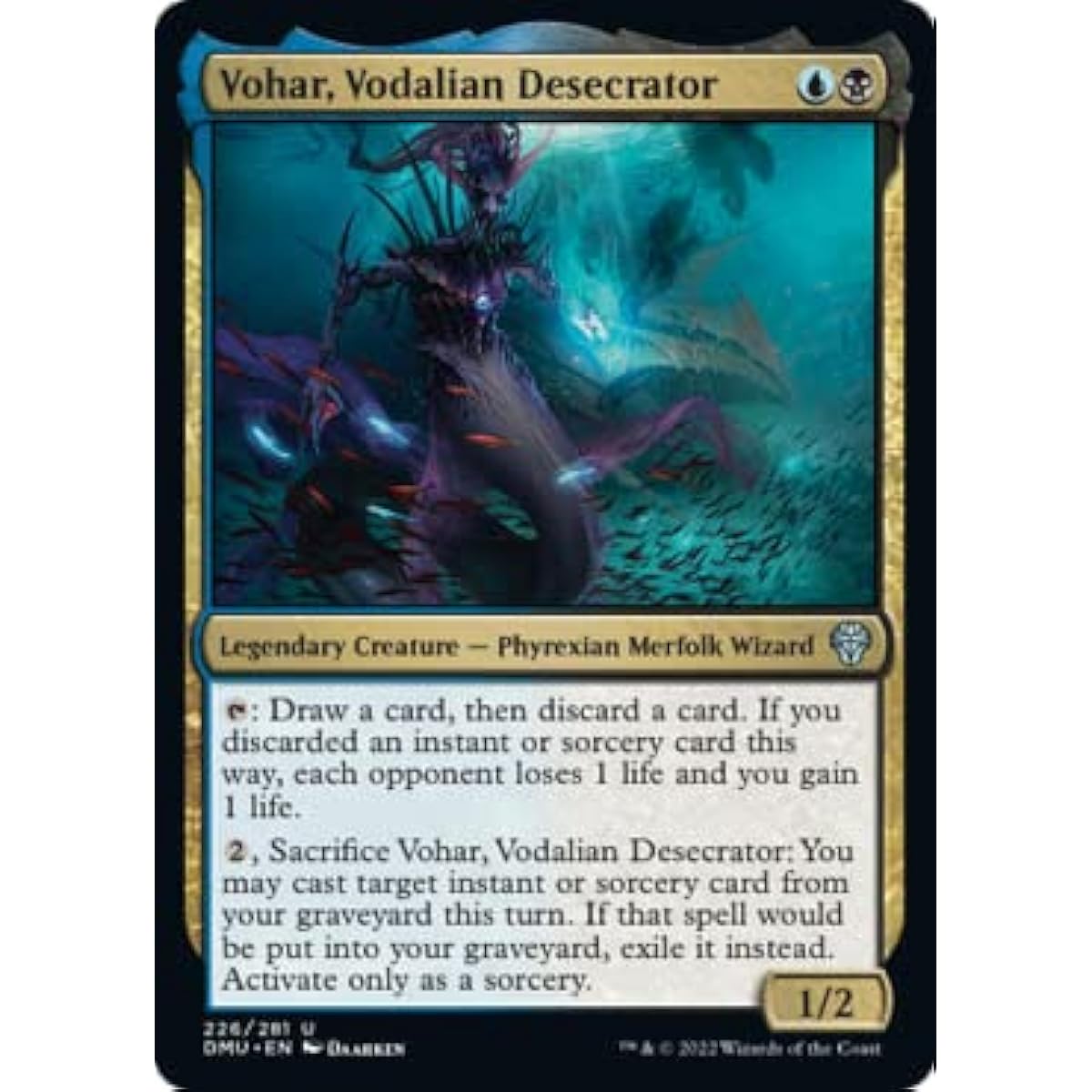 Magic: The Gathering - Vohar, Vodalian Desecrator (366) - Texture - Foil - Dominaria United