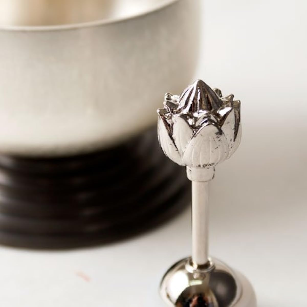 Kokokashiko Buddhist bell, out-of-tune, silver, Buddhist bells and accessories