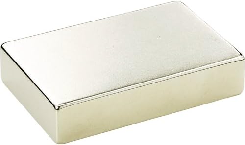 TRUSCO Neodymium Magnet, Outer Diameter 10mm x Hole Diameter 5mm x Thickness 5mm, Pack of 10 TN105RA10P