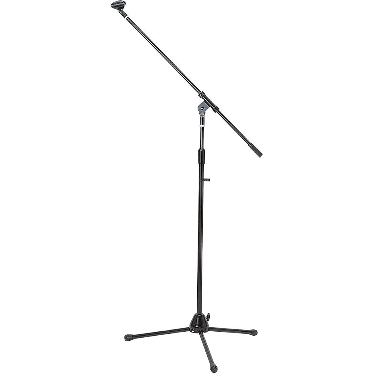KC Boom Microphone Stand Straight Type MBCS/BK Black x 6 Set (Soft Case, Microphone Holder Included)