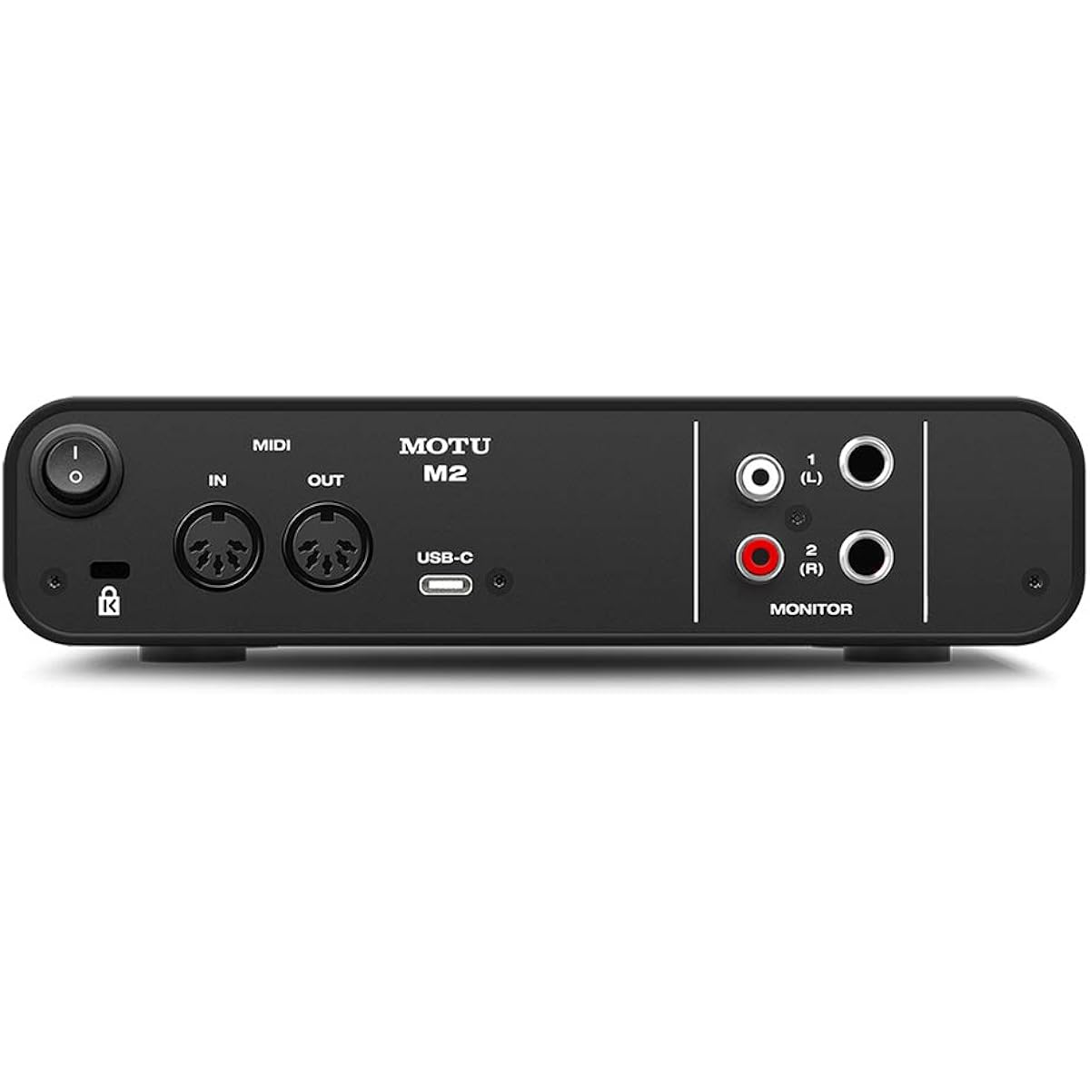 MOTU M2 2in 2out USB Audio Interface, Genuine Domestic Product, USB-DAC, Gaming, Compatible with iPhone/iPad, Song Frame Distribution, DAW Software Included