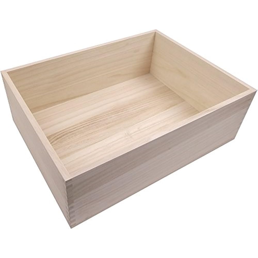 Paulownia box - High-grade paulownia box with locking specifications - 4L-H size (Easily stores A3 size documents, perfect for storing large Japanese-made items)