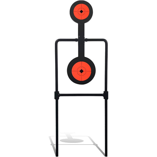 Highwild Double Spinner Shooting Target Auto Reset Steel Target for Centerfire Handguns up to 44 Magnum