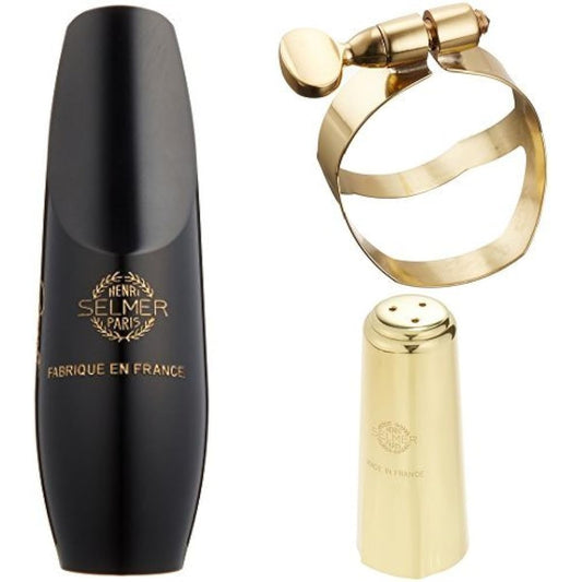 Selmer Paris Alto Saxophone Mouthpiece Concept Ligature and Cap Set