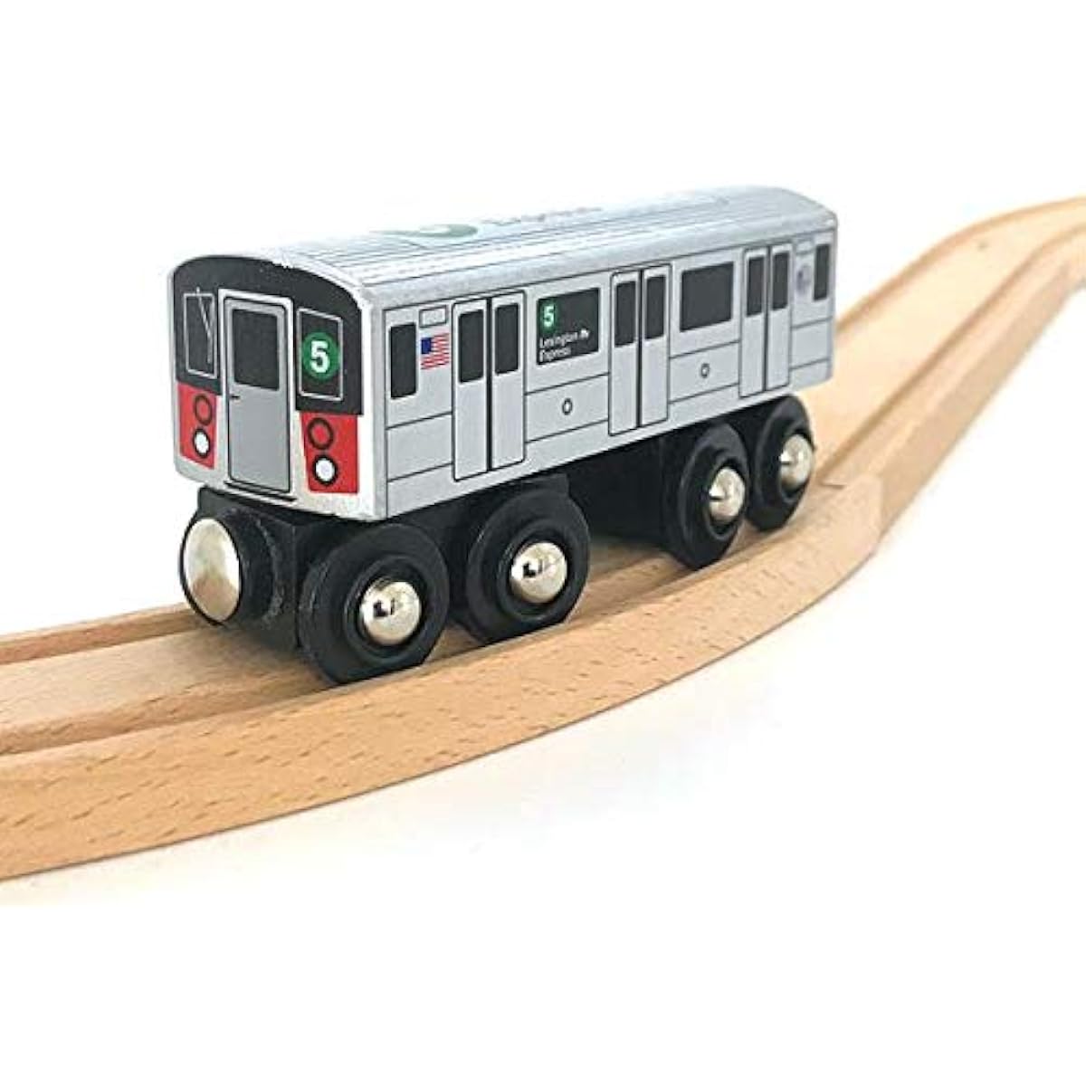 MUNI PALS Munipals Wood MP01-1105 NYC MTA Subway 5 Train Lexington Avenue Express R142 Car
