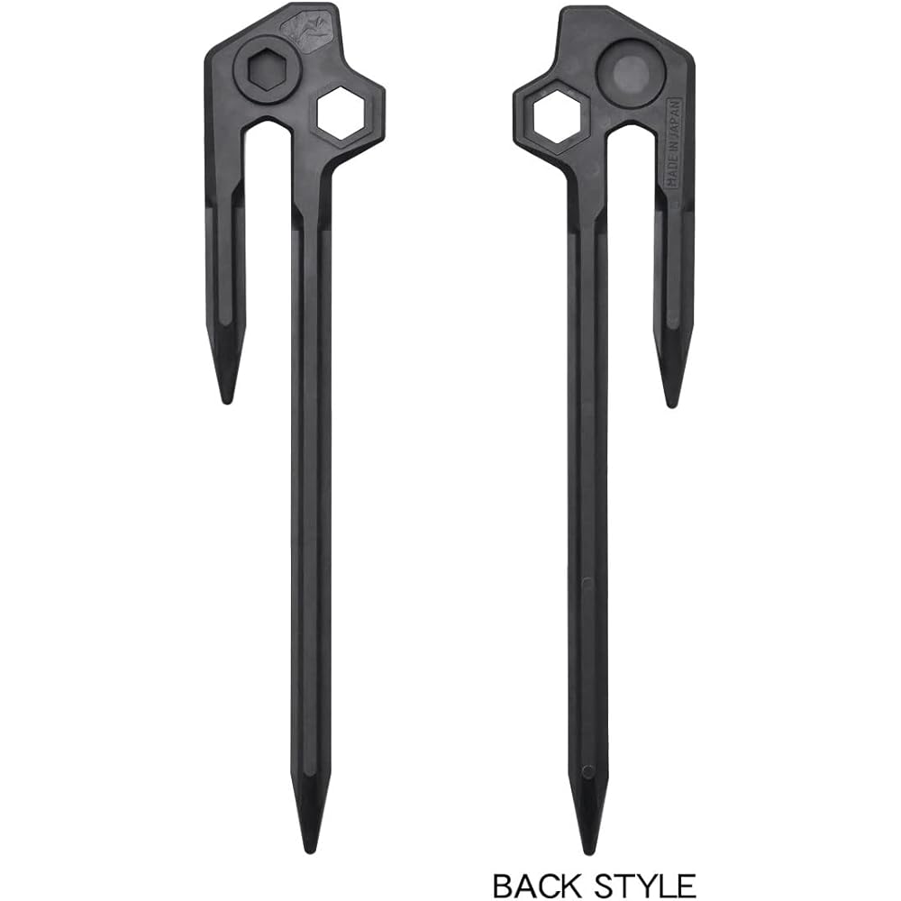 Dirtfreak MIGRATRAIL Hexa Stake Multifunctional Camping Peg 8mm/10mm Hex Wrench Function Stacking Carabiner Mounting Hole Tent Tarp Outdoor Ultra Light Ultra Light UL MT20-0104