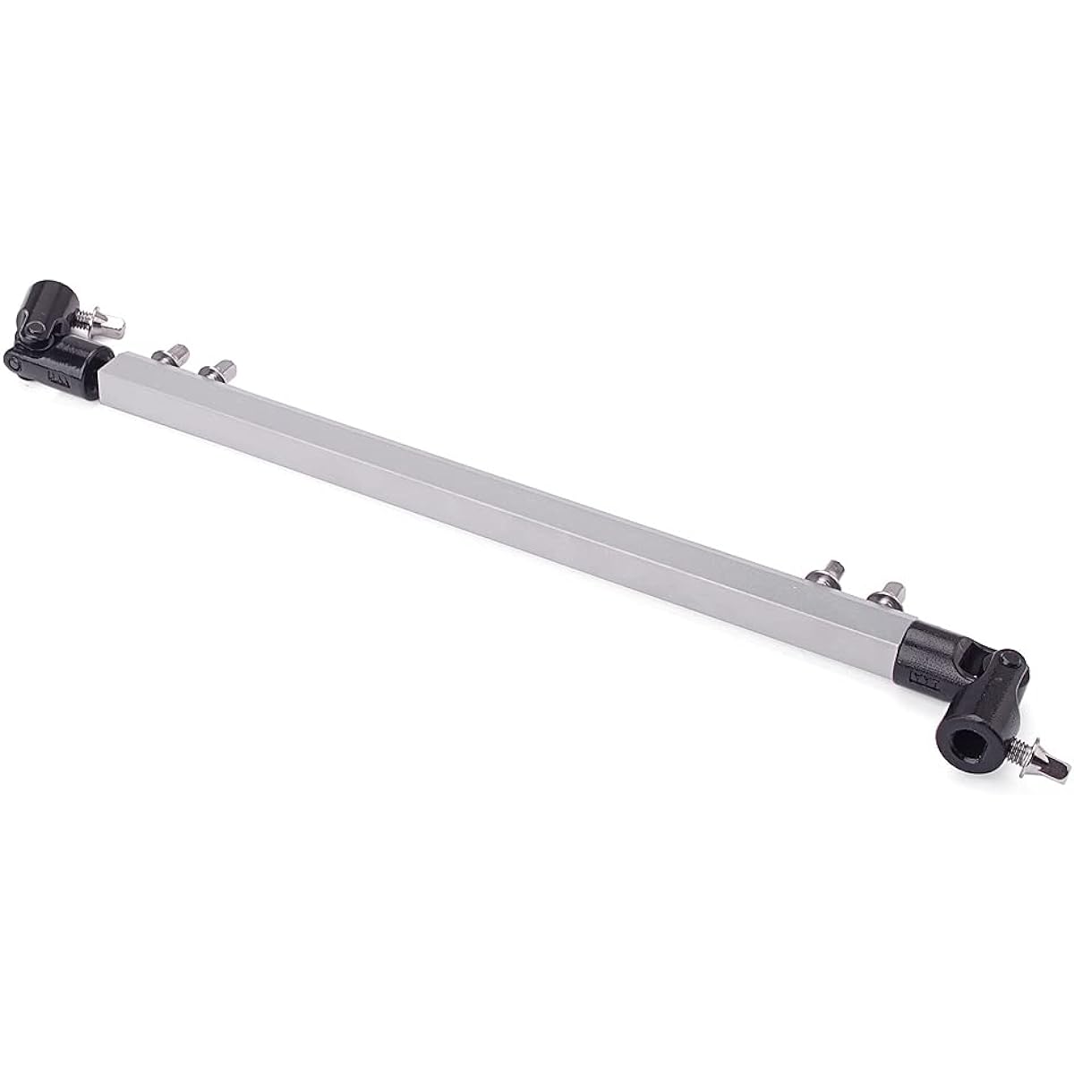 Alnicov Double Drum Pedal Link Bar Bass Drum Pedal Drive Shaft Drum Kit Replacement Silver