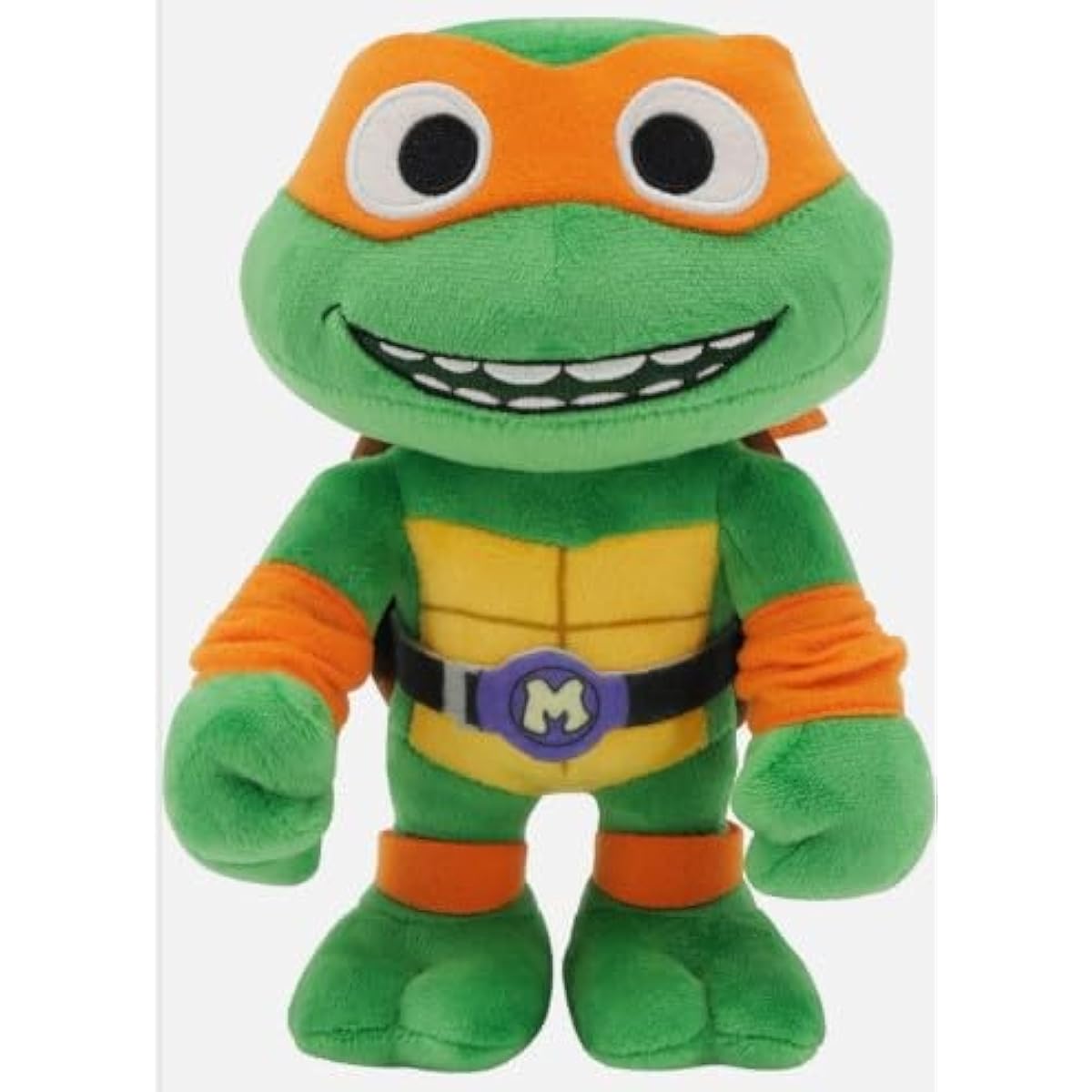 Mattel Teenage Mutant Ninja Turtles Mutant Mayhem Michelangelo Plush 8" Orange Mask TMNT Movie Character Michelangelo TMNT