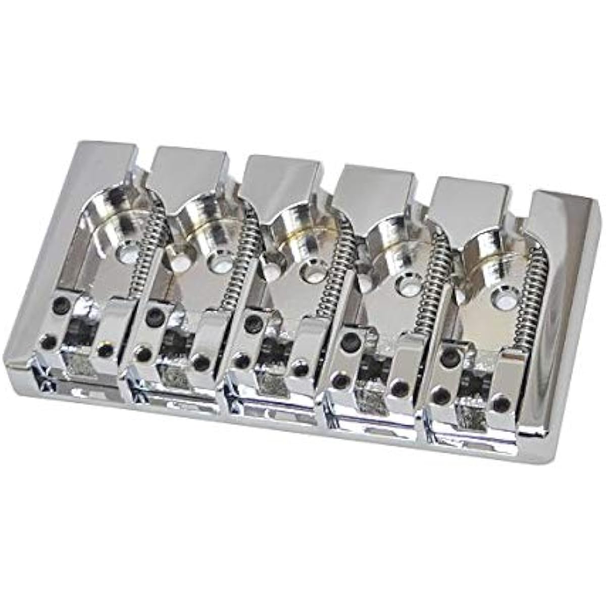 HIP SHOT Bass Bridge 5 String A Style Chrome .708 Brass Fender Mount