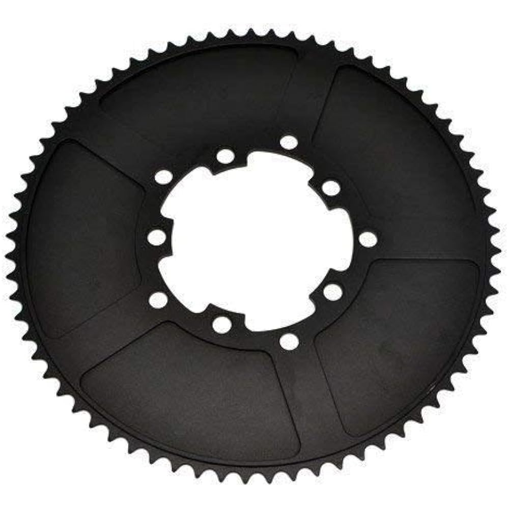 Driveline 69T AL7075 Road Bike Bicycle TT Chainring 69T, BCD 110/130mm, Black, ST1408