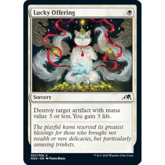 Magic: The Gathering Lucky Offering (027) Foil Kamikawa: New Dynasty