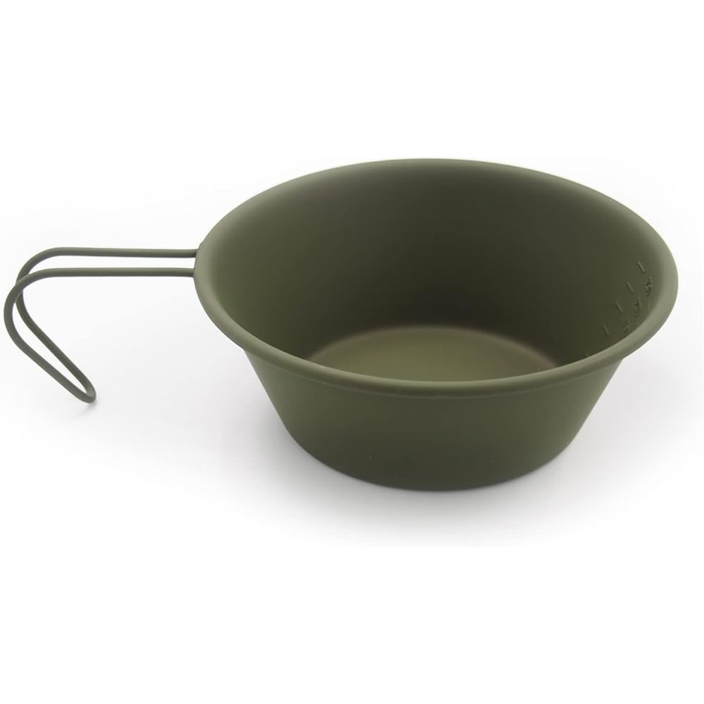 [Made in Tsubame Sanjo] Village Blacksmith 18-8 Stainless Steel Olive Green Sierra Cup 330ml MK-5687