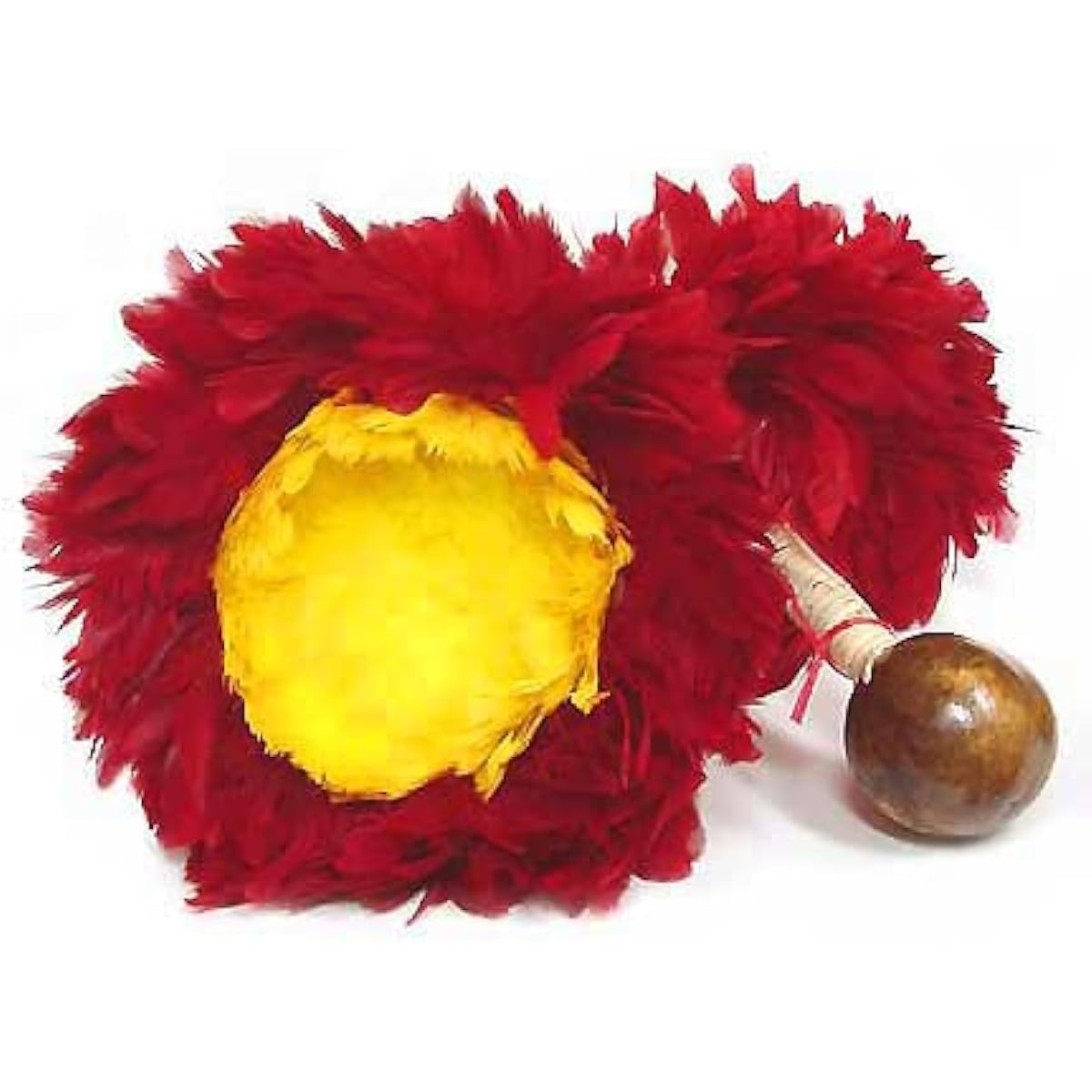 Uri Uri Red Yellow Set of 2 Large (Integrated) Hula Instrument Maracas [Aloha Gift Hula Instrument]