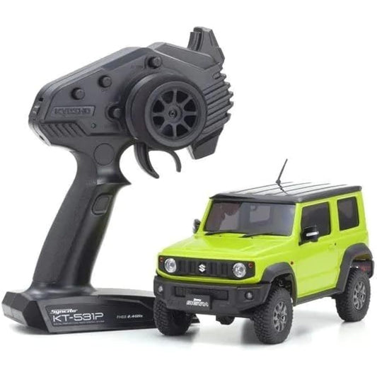 Kyosho Radio Controlled Electric Crawling Car MINI-Z 4x4 Series Ready Set Suzuki Jimny Sierra Kinetic Yellow 32523Y