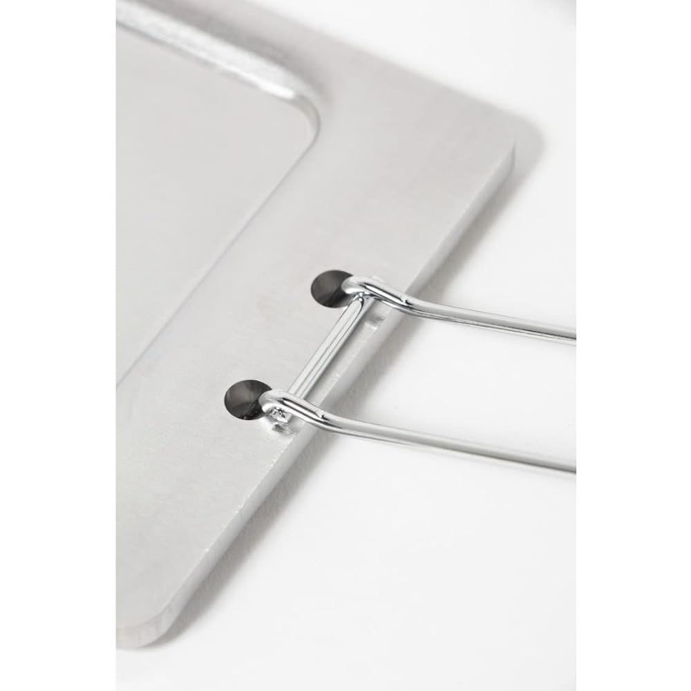 CAPTAIN STAG Iron Plate Extra Thick Stainless Steel Grill Plate B6 Size Stainless Steel Made in Japan UG-1571 Silver