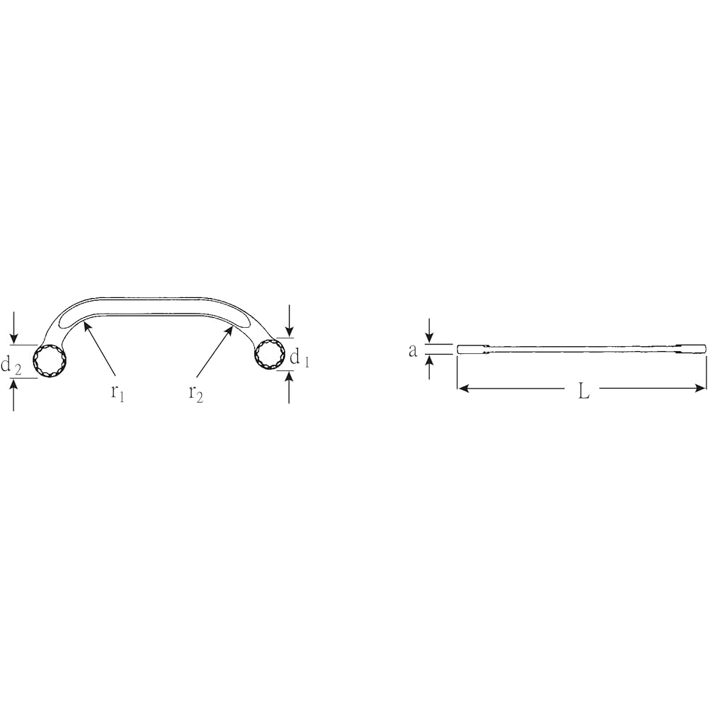 STAHLWILLE Starter Box Wrench Ideal for working in crowded places Size 10X12 Total length 150mm 27-10X12