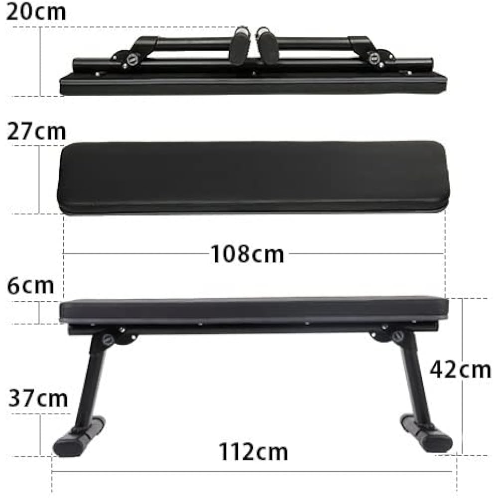 [Leading Edge] Folding Flat Bench Mat Set Folding Training Equipment LE-FFB2/ESMT-150