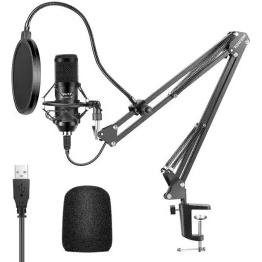 A full set of professional condenser microphones perfect for live broadcasting and live streaming