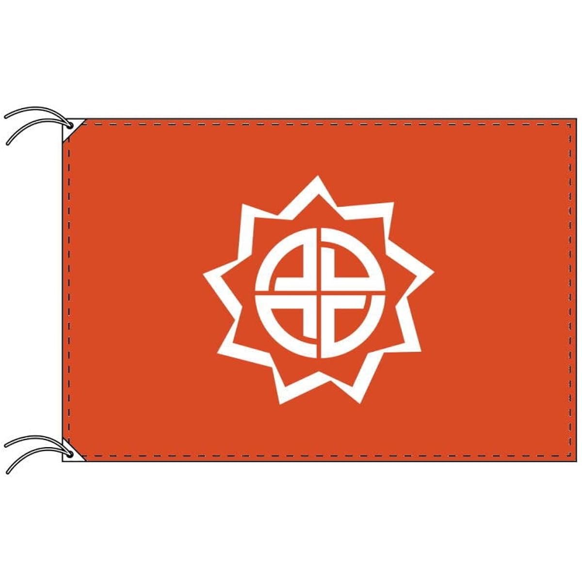 TOSPA Fukushima City Flag Fukushima Prefecture Prefectural Capital 90 x 135 cm Tetoron Made in Japan