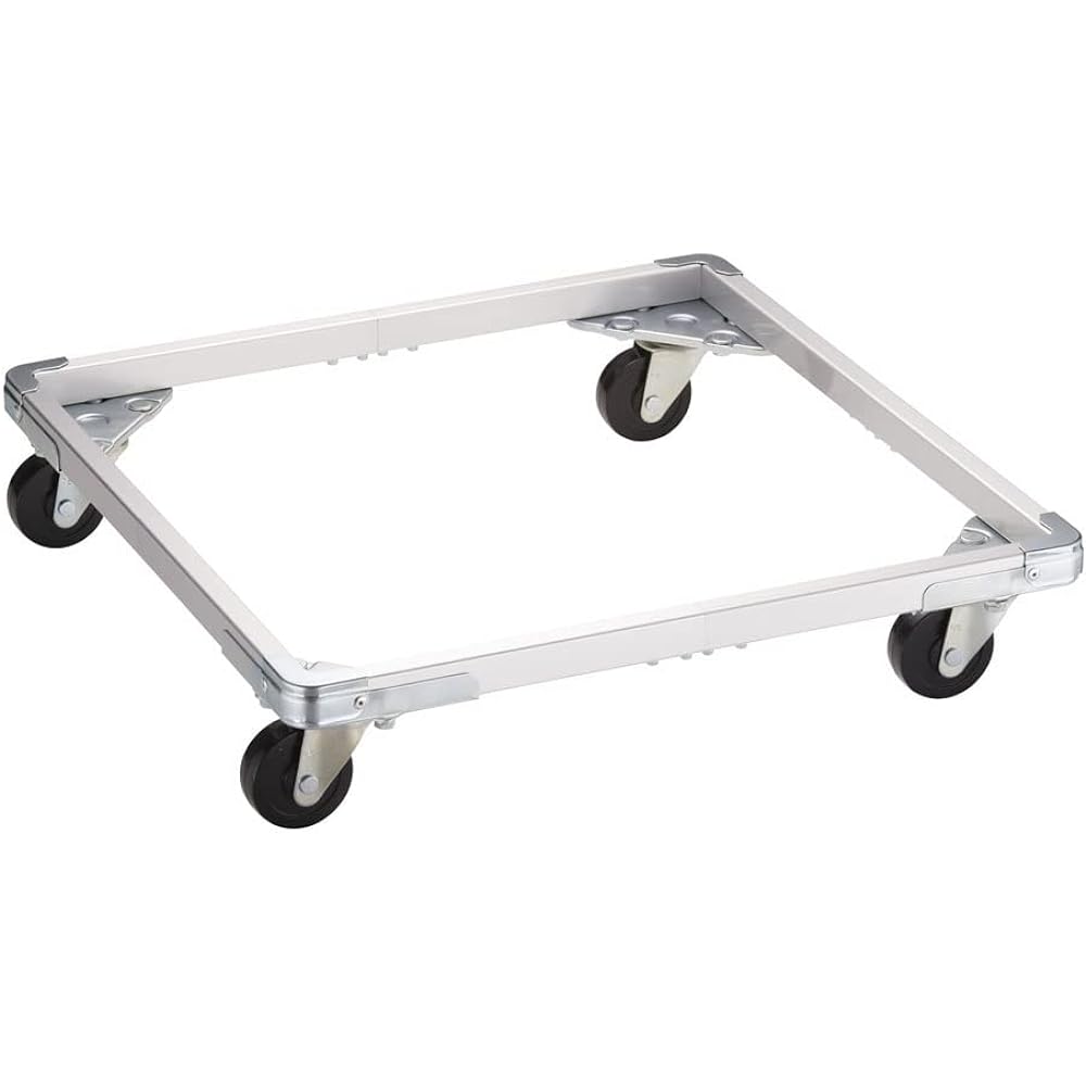 Endo Shoji Commercial Free Size Box Carry, Small, Aluminum Body, Iron Plated, Rubber Casters, Iron Fittings, Made in Japan ABT79003