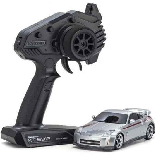 Kyosho Kyoso MINI-Z RWD Series Ready Set Nissan Fairlady Z (Z33) Nismo S-tune Silver Electric Radio Control 32346S