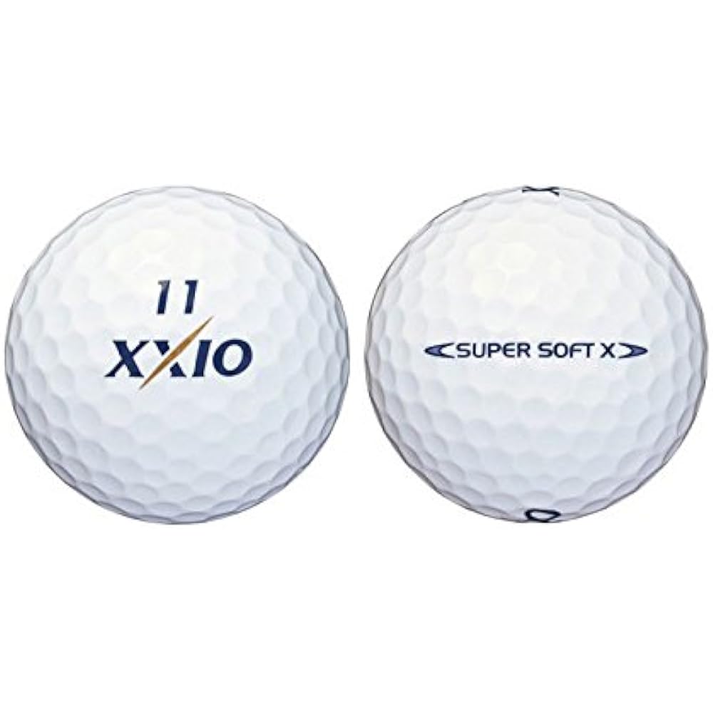 DUNLOP Golf Ball XXIO SUPER SOFT X Golf Ball 1 Dozen (12 Pieces) White
