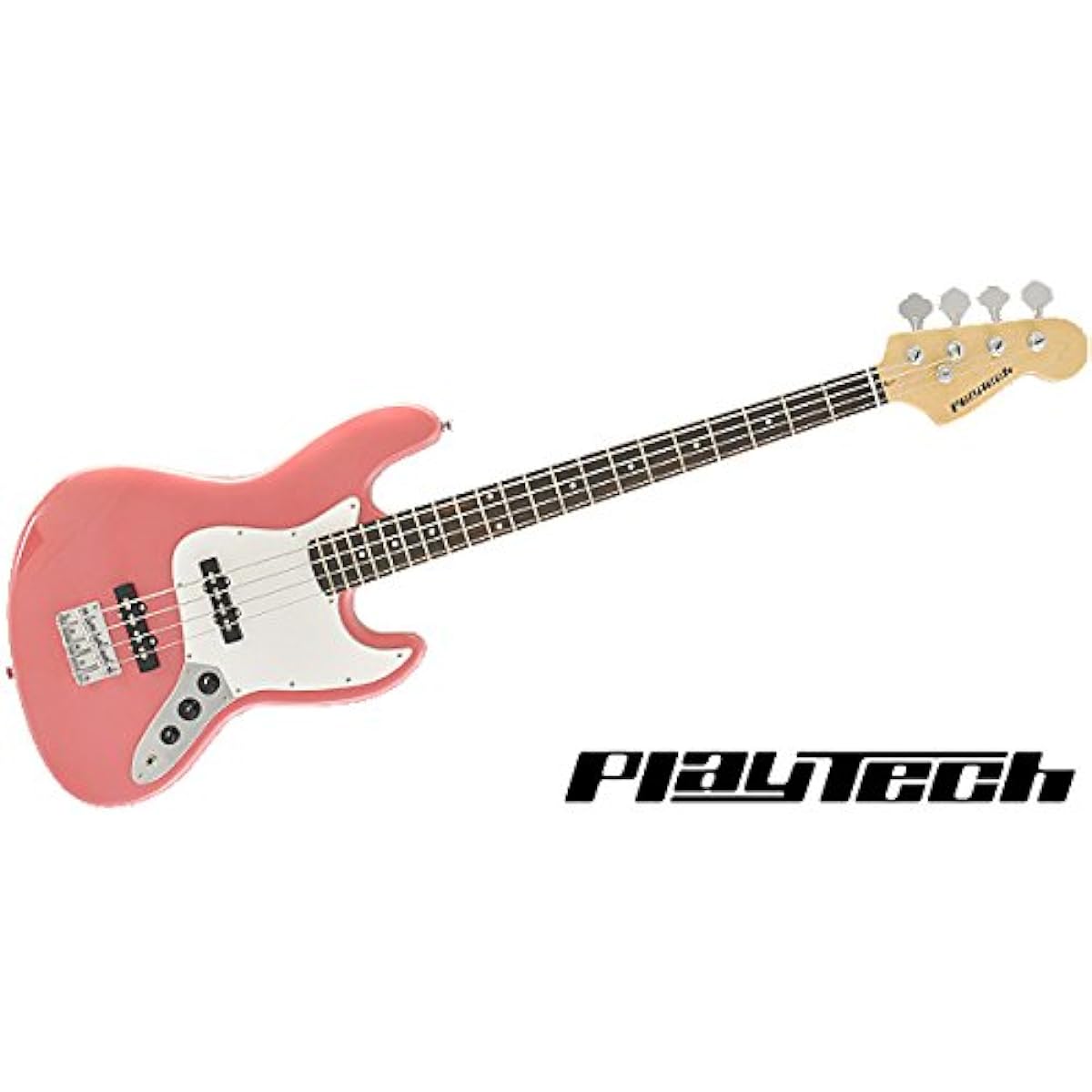 PLAYTECH JB420 PINK Jazz Bass Electric Bass