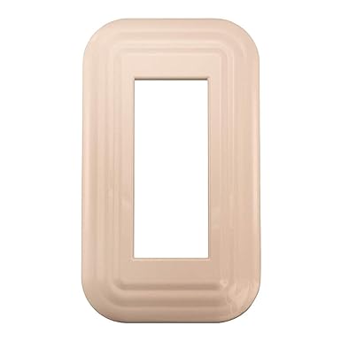 Sugatsune Industries Switch/Outlet Plate Premium Enamel Retro Series Cream PXP-HH01-CM