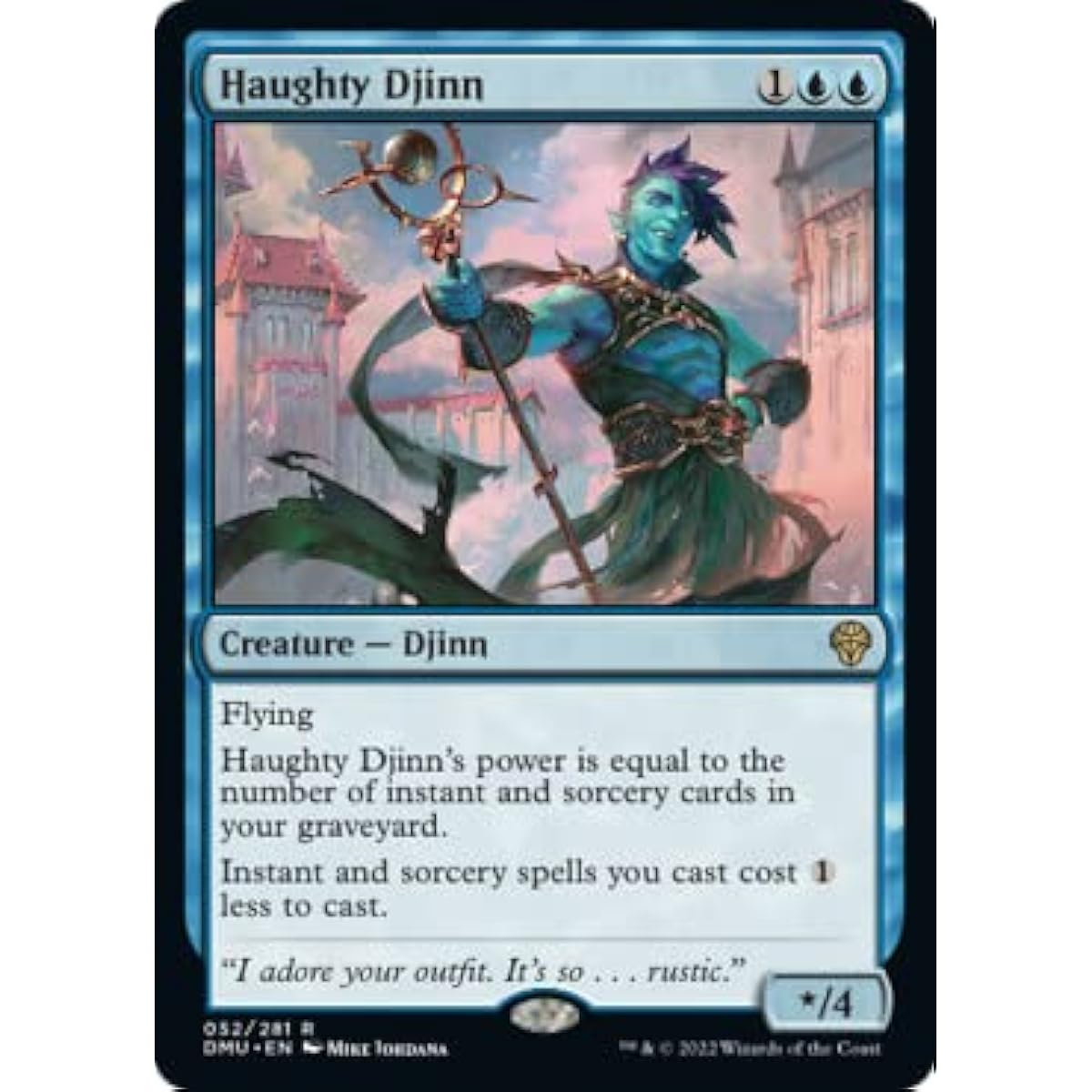 Magic: The Gathering - Haughty Djinn (052) - Dominaria United