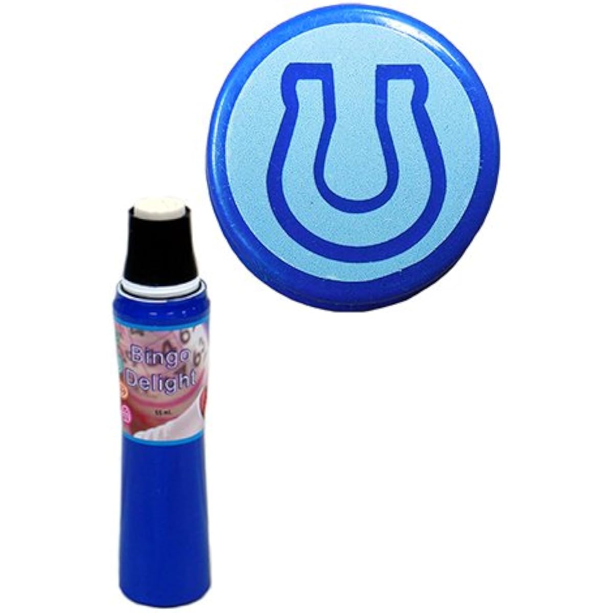 Bingo Delight Blue Horseshoe Bingo Dauber
