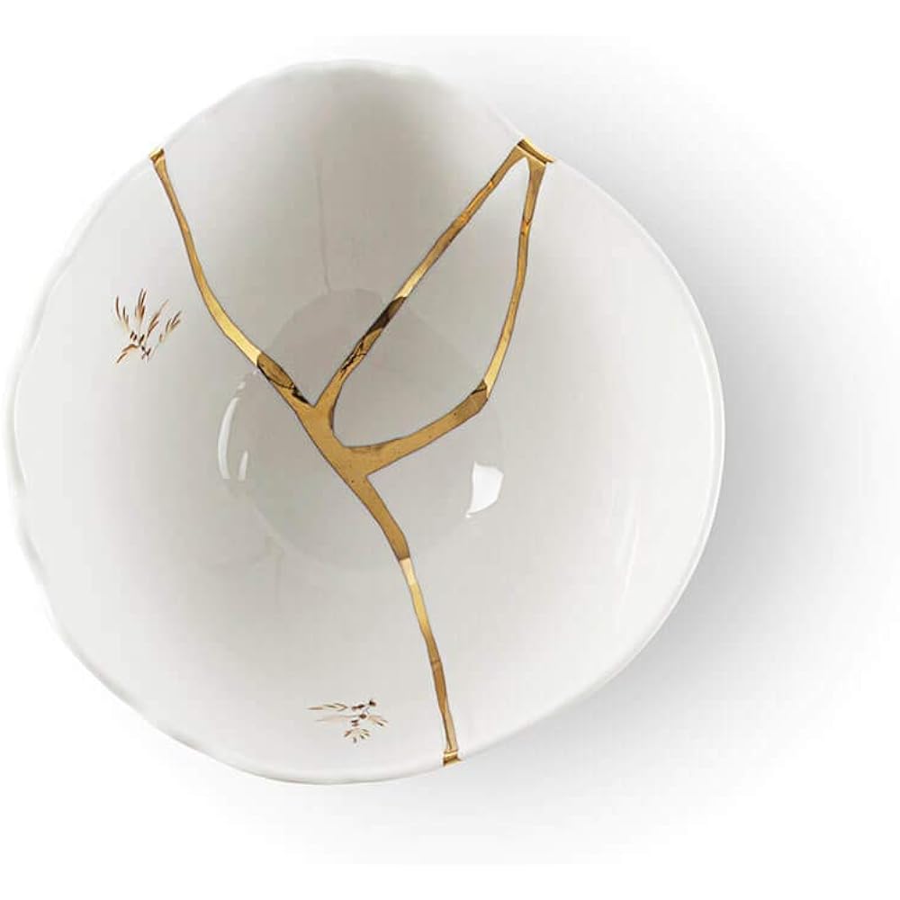SELETTI Design Accessory Multicolor W15 x D15 x H6cm kintsugi Bowl 15cm n'1 124133