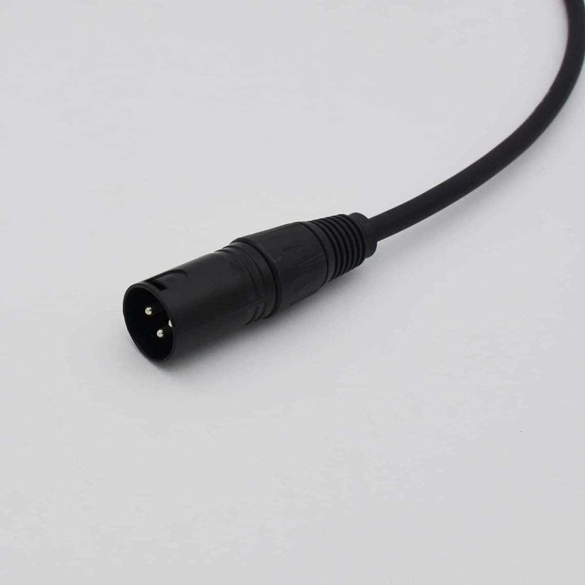 Czyuntuo XLR Cable 1ft XLR Male to Female Black Balanced Microphone Cable Pack of 2