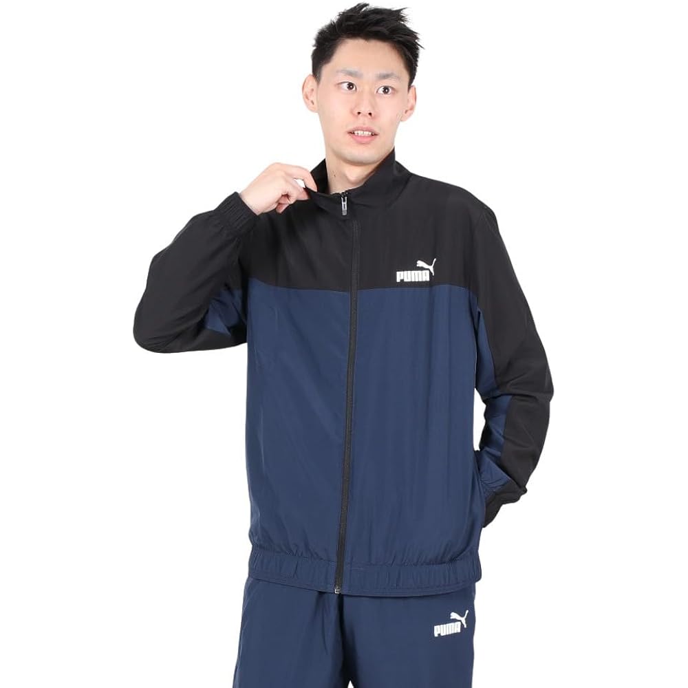 PUMA 681261 Men's Running Training Top and Bottom Set Woven Tracksuit