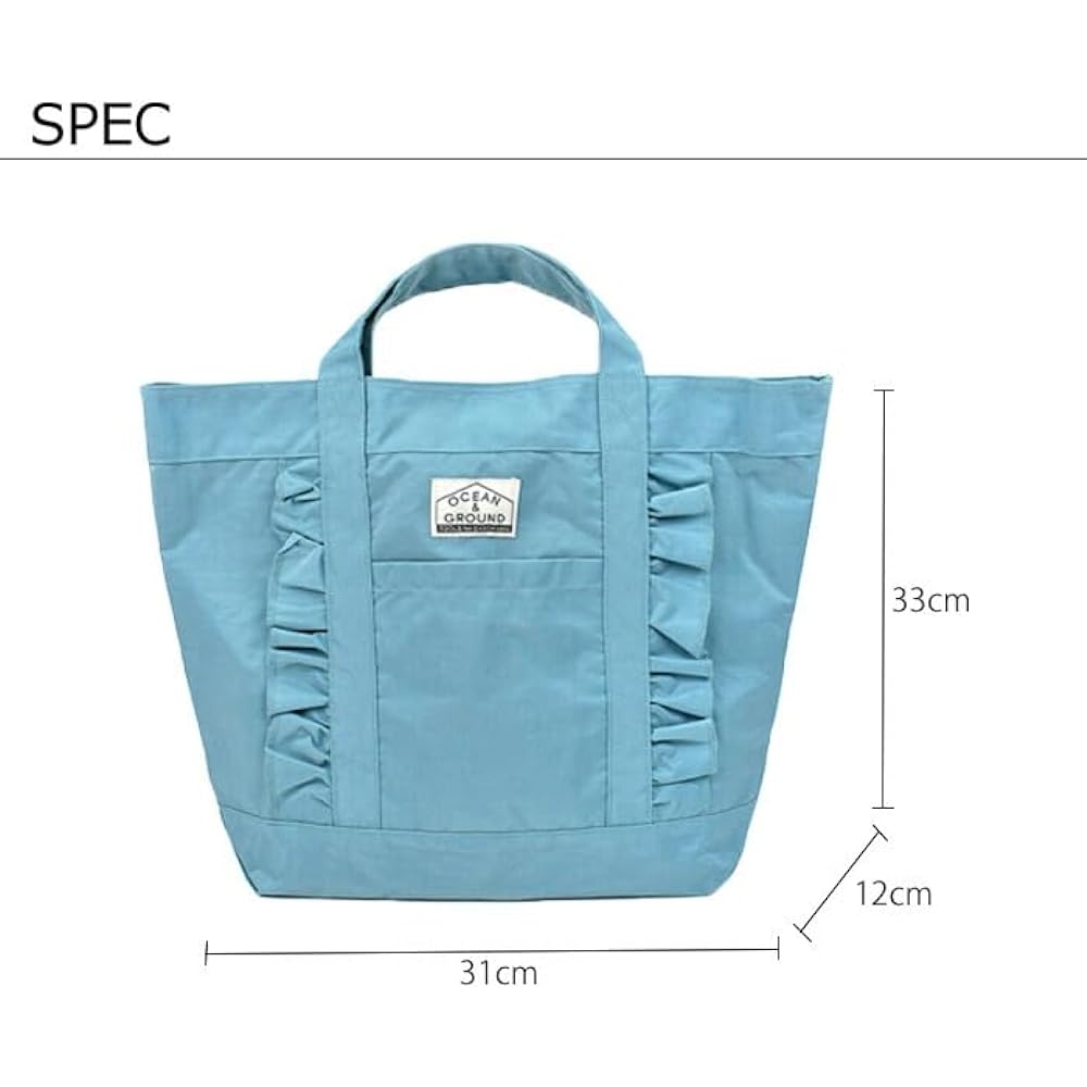 Ocean and Ground Lesson Bag FRILL Tote Bag Kids Junior Girls 3 Colors 1015006